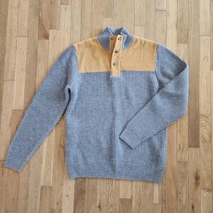 Nordic Icepeak Mens Wool Blend Sweater, Sz Med